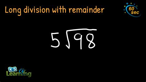 Intro to long division (remainders) (video) .